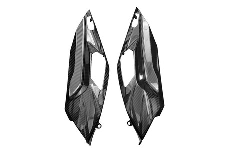 Carbon fiber rear side fairing - carbon,