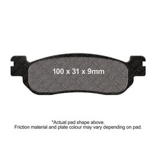 EBC Scoot Org Brake Pads Black
