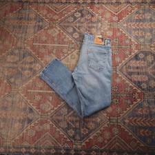 Levi's 511 W34 L30 Slim Fit Classic Ripped Style Blue Denim Jeans