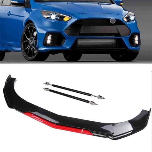 Black front bumper - black, chin