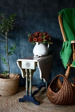 Antique scaloped edge - antique, gate-leg