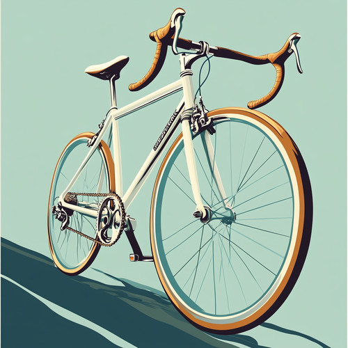 Wall decal sticker - decal, bike
