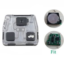 For TOYOTA AVENSIS 2004-2009 3 Button Remote Key Fob Repair Case Internal Shell