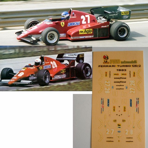 Decals deco gp ferrari - decals, 1/43