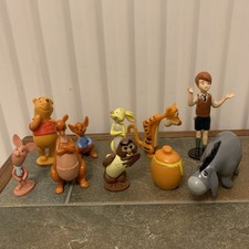 Winnie The Pooh Figures Play Set x 10 Figures, PVC Toys