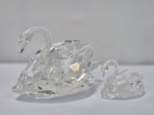 Swarovski swan figurine - swan, set