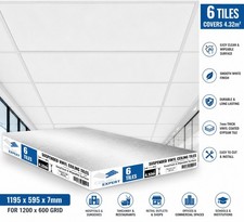 Suspended ceiling tiles - suspended, 1195mm
