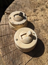 2 X Vintage  Crabtree Bakelite