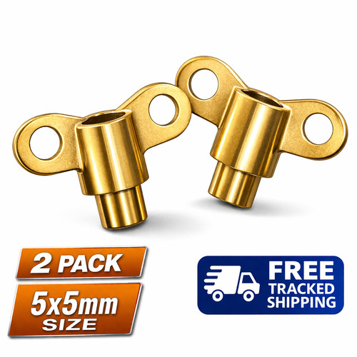 Radiator bleed key pack - radiator, 2