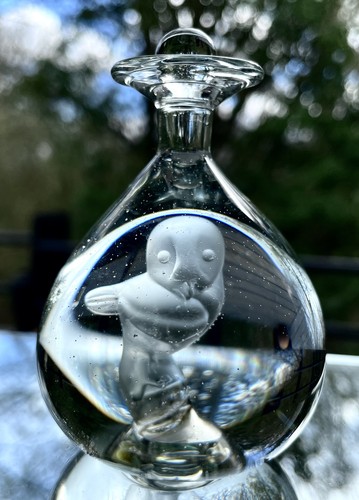 Art deco perfume bottle glass - deco,