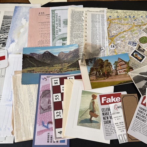 Ephemera job lot vintage - vintage, paper