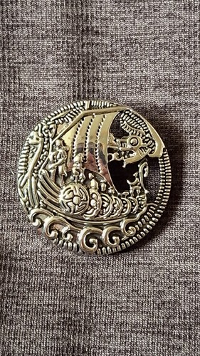 Viking longship pewter - longship,