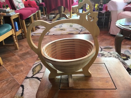 Folding chicken wooden egg - folding,