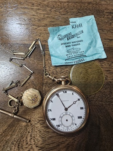 Antique hamilton pocket watch - pocket,