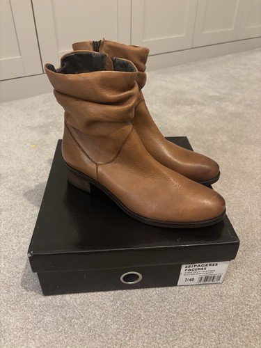 Dune ladies ruched - ruched, leather