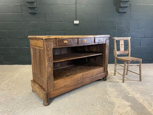 Antique english oak shop - antique,