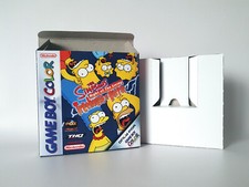 The Simpsons Treehouse of Horrors PAL GameBoy Color Handmade Empty Box & Tray