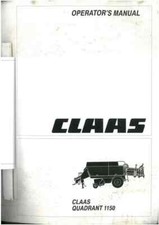 Claas Baler Quadrant 1150 Operators Manual
