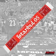 Liverpool Scarf Istanbul 05 European Champions Final Winners Gift Souvenir
