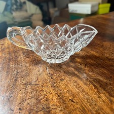 Small Cut glass sauce boat