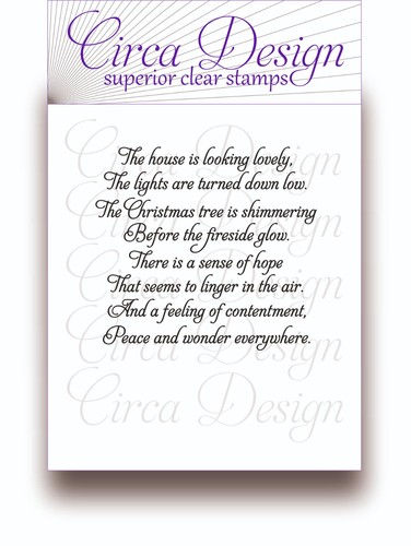 Clear unmounted christmas - clear,