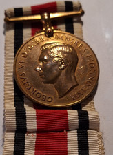 Full Sized WW2 British Police Constabulary Medal Named - BROWN.