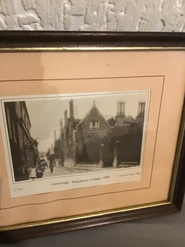 Vintage mahogany framed - a,