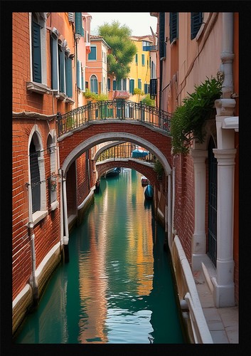 Intimate venice canals framed - intimate,