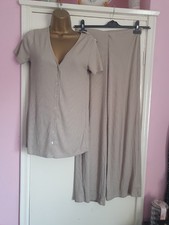 Zara Beige Co Ord Set Size Eur