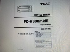 Teac Pd-h300mk3 Service Manual