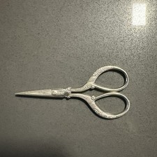 Decorative Vintage Embroidery Scissors Made In Sheffield