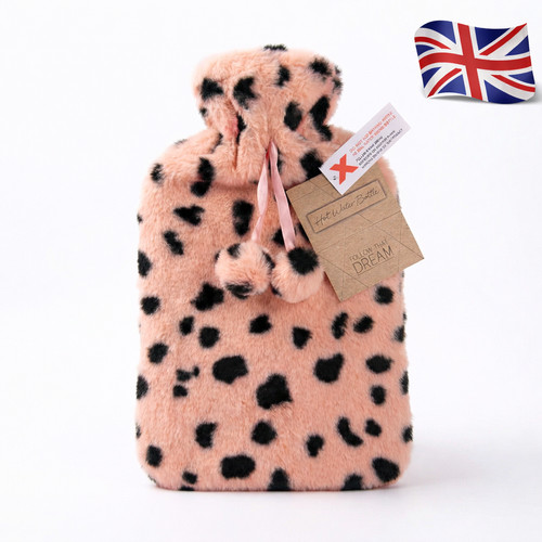 Soft plush leopard print - soft,
