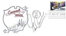 GENE CERNAN SIGNED APOLLO  17 POSTAL COVER 2  UACC  AFTAL RD ASTRONAUT AUTOGRAPH