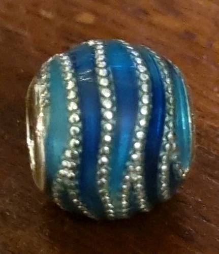 Pandora blue wave charm - wave, 925