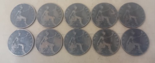 Victorian coins - x,