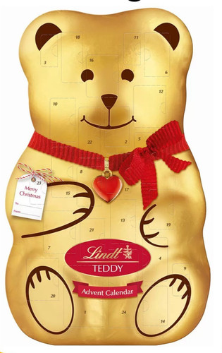 Lindt teddy advent calendar - lindt,