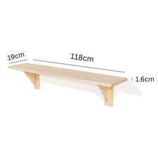Solid Pine Traditional Shelf
