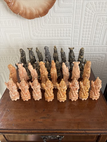 Chess set guan gong plaster - chess,
