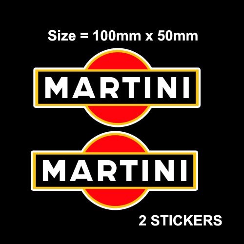 Martini racing sticker - martini,