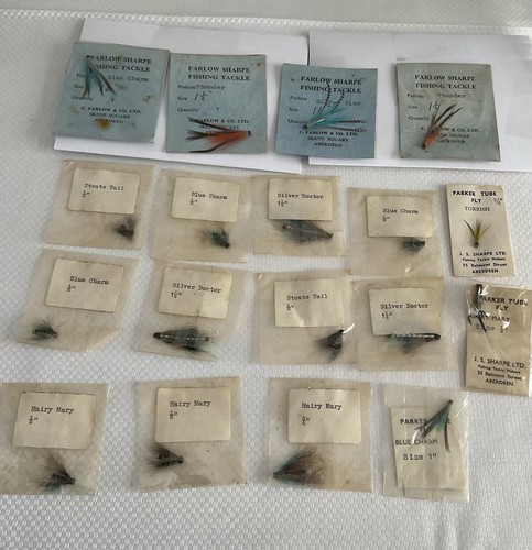 Vintage farlows salmon flies - salmon,