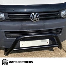 Volkswagen Transporter 2003-2016 A-Bar Matte Black T5 T5.1 (Nudge Bar Bull)