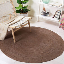Rug Jute Round Handmade