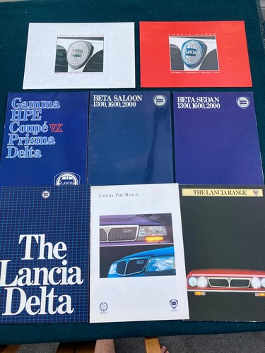 Lancia brochure collection - lancia,