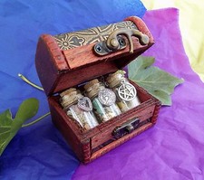 Witch bottle kit wooden - witch,