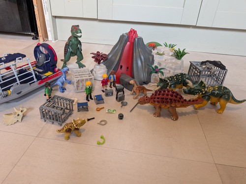 Playmobil dinosaur volcano - dinosaur,