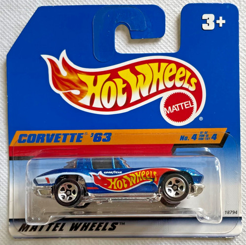 1998 hot wheels corvette - 1998, '63