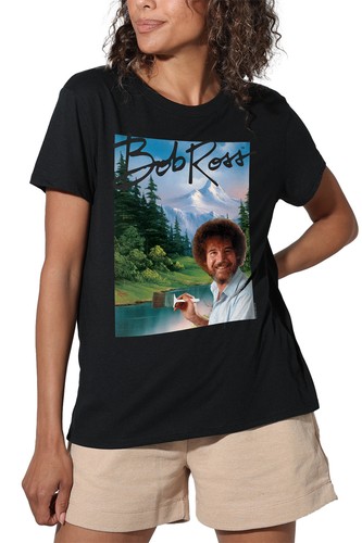 Bob ross mountain - mountain, painter