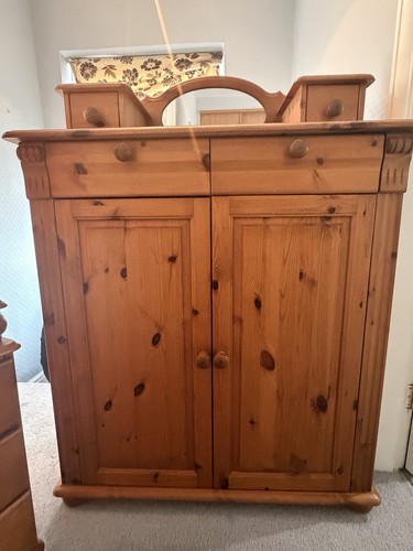 Solid pine two door - , ft