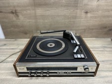Retro Philips Model 13RF836 Turntable Record player & Stereo Tuner Partly Works