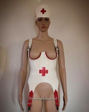 UK 8 10 Nurse Cupless Basque